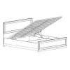 Кровать двуспальная Мальта LOZ 160 Кровать двуспальная Мальта LOZ 160