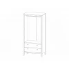 Шкаф платяной Хельга SZF2D2S/90