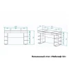 Стол письменный Мебелеф-32 Стол письменный Мебелеф-32