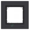 ATN441001 - ATLASDESIGN AQUA 1-постовая РАМКА IP44, КАРБОН ATN441001 - ATLASDESIGN AQUA 1-постовая РАМКА IP44, КАРБОН