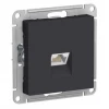 ATN001089 - ATLASDESIGN РОЗЕТКА двойная ТВ + компьютерная RJ45, кат. 5Е, КАРБОН ATN001089 - ATLASDESIGN РОЗЕТКА двойная ТВ + компьютерная RJ45, кат. 5Е, КАРБОН