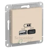ATN000239 - ATLASDESIGN USB РОЗЕТКА A+С, 5В/2,4А, 2х5В/1,2А, механизм, БЕЖЕВЫЙ ATN000239 - ATLASDESIGN USB РОЗЕТКА A+С, 5В/2,4А, 2х5В/1,2А, механизм, БЕЖЕВЫЙ