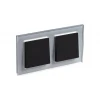 ATN320302 - ATLASDESIGN NATURE 2-постовая РАМКА, ОРГАНИЧЕСКОЕ СТЕКЛО АЛЮМИНИЙ ATN320302 - ATLASDESIGN NATURE 2-постовая РАМКА, ОРГАНИЧЕСКОЕ СТЕКЛО АЛЮМИНИЙ