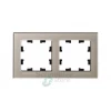 ATN320502 - ATLASDESIGN NATURE 2-постовая РАМКА, ОРГАНИЧЕСКОЕ СТЕКЛО ШАМПАНЬ ATN320502 - ATLASDESIGN NATURE 2-постовая РАМКА, ОРГАНИЧЕСКОЕ СТЕКЛО ШАМПАНЬ