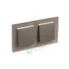 ATN320502 - ATLASDESIGN NATURE 2-постовая РАМКА, ОРГАНИЧЕСКОЕ СТЕКЛО ШАМПАНЬ ATN320502 - ATLASDESIGN NATURE 2-постовая РАМКА, ОРГАНИЧЕСКОЕ СТЕКЛО ШАМПАНЬ