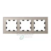 ATN320503 - ATLASDESIGN NATURE 3-постовая РАМКА, ОРГАНИЧЕСКОЕ СТЕКЛО ШАМПАНЬ ATN320503 - ATLASDESIGN NATURE 3-постовая РАМКА, ОРГАНИЧЕСКОЕ СТЕКЛО ШАМПАНЬ