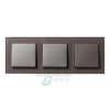 ATN320603 - ATLASDESIGN NATURE 3-постовая РАМКА, ОРГАНИЧЕСКОЕ СТЕКЛО МОККО ATN320603 - ATLASDESIGN NATURE 3-постовая РАМКА, ОРГАНИЧЕСКОЕ СТЕКЛО МОККО