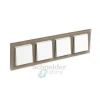 ATN320504 - ATLASDESIGN NATURE 4-постовая РАМКА, ОРГАНИЧЕСКОЕ СТЕКЛО ШАМПАНЬ ATN320504 - ATLASDESIGN NATURE 4-постовая РАМКА, ОРГАНИЧЕСКОЕ СТЕКЛО ШАМПАНЬ