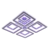 Светодиодная люстра 8041/4+4 CHR C Светодиодная люстра 8041/4+4 CHR C