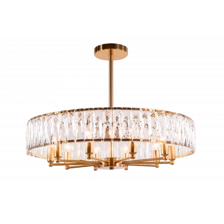 2432P/10A PT BRS+CL (1) Люстра NW 