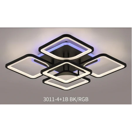 3011/4+1 BK+RGB (1) Люстра MN (RL)  3011/4+1 BK+RGB (1) Люстра MN (RL)