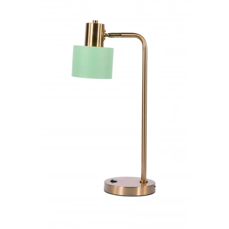 T2687/1B PLATING BRASS+GREEN (1/6) Настольная лампа NW 