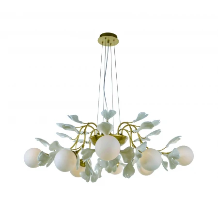 2740A/8 SPAY PAINT BRASS+WHITE (1) Люстра NW 