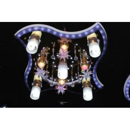 8256/5+4 BK+CR MIX (1) Люстра # 