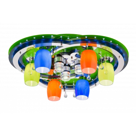 8355/6+3 GN+CR MIX (1) Люстра # 