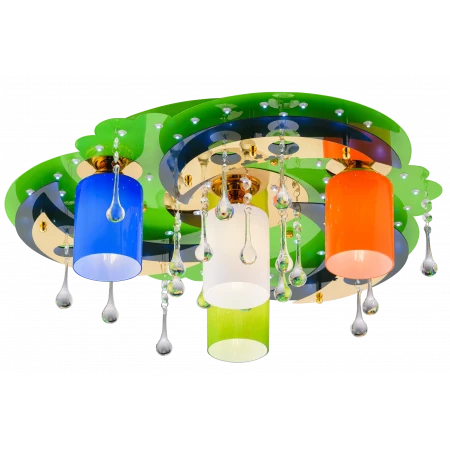 8384/4 GN+GD MIX (1) Люстра 