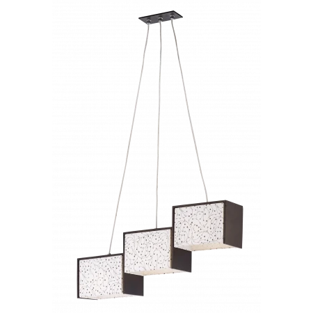 85502/3P WENGUE+CHROME (1/4) Люстра 