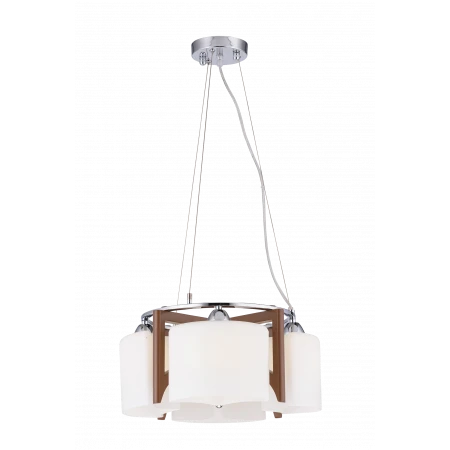 85652/4P BROWN+CHROME (1) Люстра 