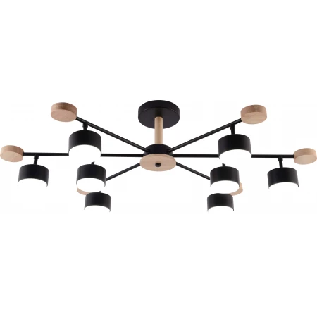 GX3756-8 BK+WOOD (1) Люстра RL 