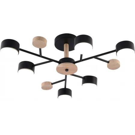 GX3752-6 BK+WOOD (1) Люстра RL 