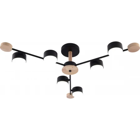 GX3751-6 BK+WOOD (1) Люстра RL 