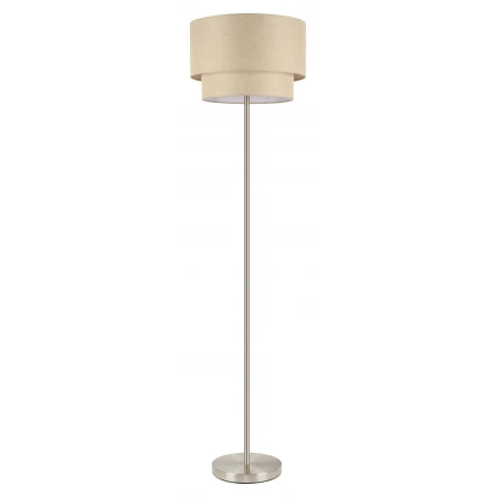 4083AFL SATIN NICKEL+BEIGE (1) Торшер NW 