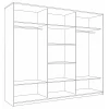 Шкаф-купе Кааппи 5 2100x600
