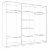 Шкаф-купе Кааппи 9 1800x600