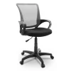 Кресло Dikline SN13, серый, черный, сетка TW