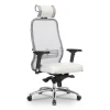 Кресло офисное SL-3.04, белый лебедь, кожа искусственная NewLeather, ткань сетчатая, армированная арамидным волокном Кресло офисное SL-3.04, белый лебедь, кожа искусственная NewLeather, ткань сетчатая, армированная арамидным волокном