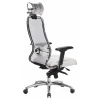 Кресло офисное SL-3.04, белый лебедь, кожа искусственная NewLeather, ткань сетчатая, армированная арамидным волокном Кресло офисное SL-3.04, белый лебедь, кожа искусственная NewLeather, ткань сетчатая, армированная арамидным волокном
