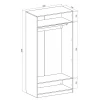 Шкаф платяной Анастасия АН-01К