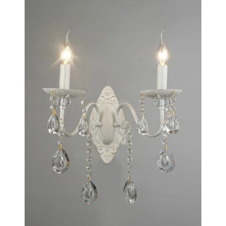 P5958/2W WG (10) - Бра Барокко (Свеча на ветру)