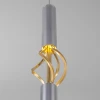 Подвесной светодиодный светильник Eurosvet 50191/1 LED матовое серебро/матовое золото Подвесной светодиодный светильник Eurosvet 50191/1 LED матовое серебро/матовое золото