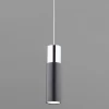 LED светильник подвесной в стиле лофт Eurosvet 50135/1 LED хром/черный LED светильник подвесной в стиле лофт Eurosvet 50135/1 LED хром/черный