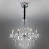 Светодиодная люстра с хрусталем и пультом Bogate's 411/6 Strotskis