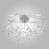 Светодиодная люстра с хрусталем Eurosvet 90036/5 хром Светодиодная люстра с хрусталем Eurosvet 90036/5 хром
