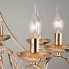 Люстра подвесная со свечами Eurosvet 22404/8 золото