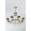 Люстра классическая с хрусталем Eurosvet 22585/8+3 античная бронза
