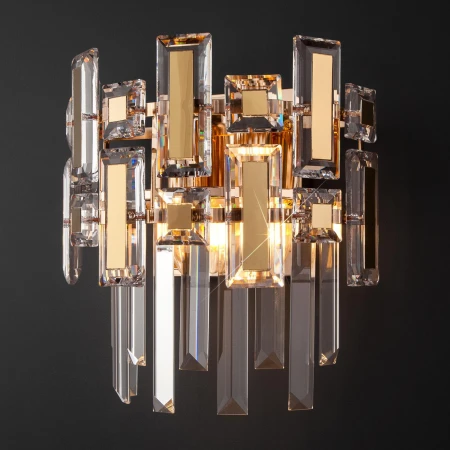 Настенный светильник с хрусталём Bogate's 330/2 Strotskis