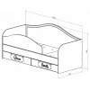 Детская кровать ДримСтар KOM_DS-51 Детская кровать ДримСтар KOM_DS-51