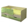 Кровать для детской комнаты Алиса SML_Alisa-KR811_green Кровать для детской комнаты Алиса SML_Alisa-KR811_green