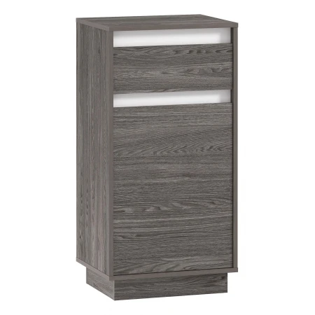 Тумба Virginia (белый, ясень анкор темный)