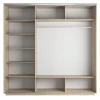 Шкафы-купе 3-х дверный Экспресс Медиум трио дуб сонома, зеркальный 