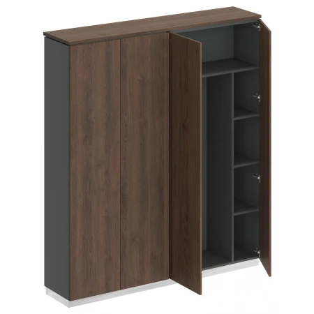 Шкаф 4-х дверный City дуб гладстоун 