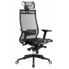 Кресло офисное Black Edition, черный, ткань сетчатая, армированная арамидным волокном Кресло офисное Black Edition, черный, ткань сетчатая, армированная арамидным волокном