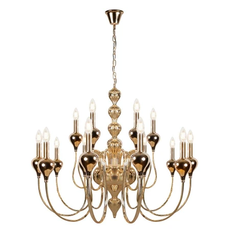 Люстра iLamp 88003-10+5 GD Lady