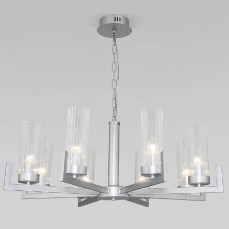 Люстра Eurosvet 60133/8 серебро Arganie Люстра Eurosvet 60133/8 серебро Arganie