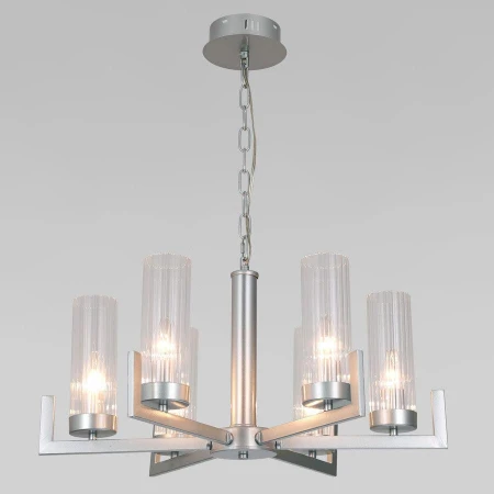 Люстра Eurosvet 60133/6 серебро Arganie Люстра Eurosvet 60133/6 серебро Arganie