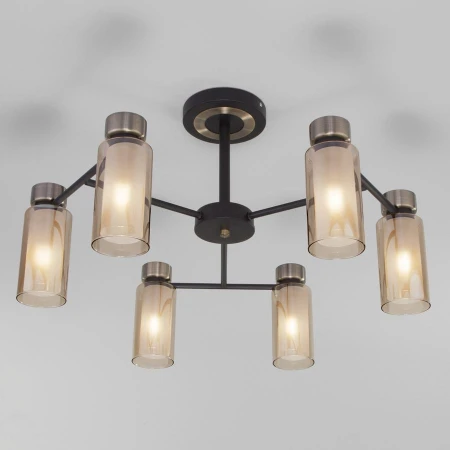 Люстра Eurosvet 70115/6 черный Amado Люстра Eurosvet 70115/6 черный Amado